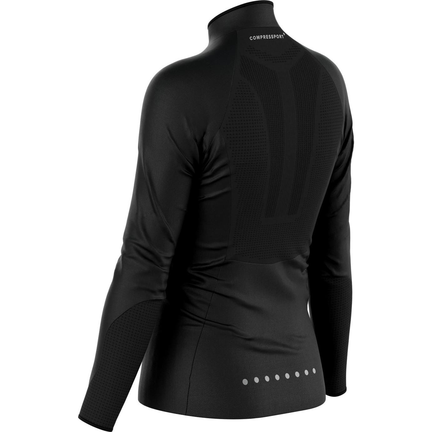 Compressport, Damen, Laufjacke, Hurricane Windproof Jacket W (M), Schwarz, M