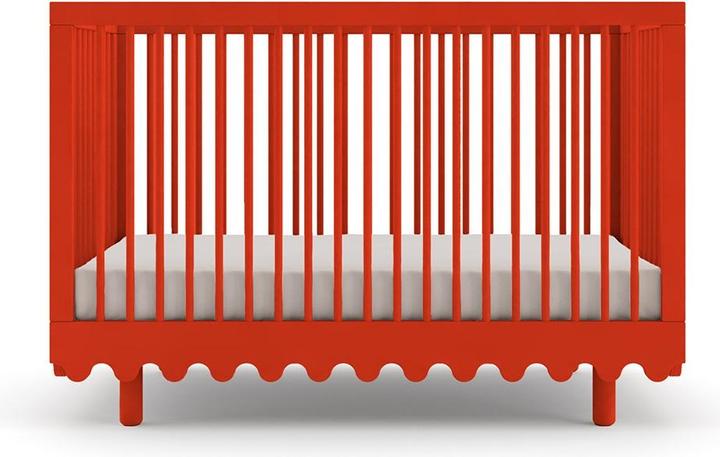 Image du produit Oeuf Lit bébé Moss, Rouge (70 x 140 cm)