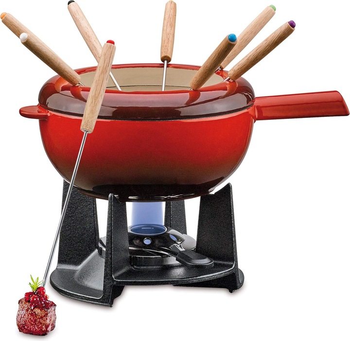 Spring Fondue set (Cheese fondue, Chocolate fondue)