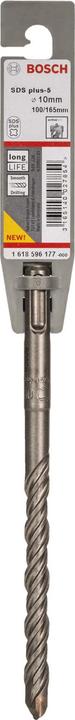Immagine prodotto Bosch Professional Zubehör Trapano a percussione SDS plus-5, 10 x 100 x 165 mm (10 mm)