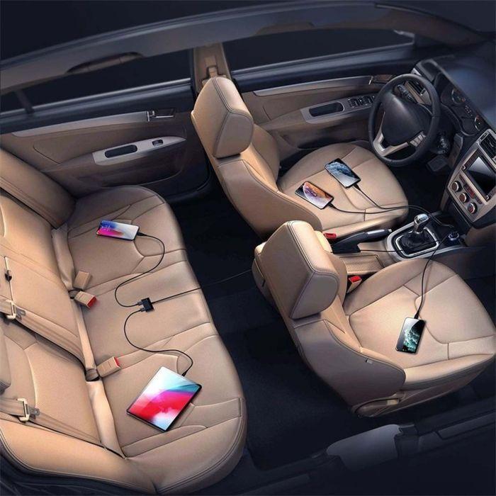 Immagine prodotto Joyroom Caricatore da auto multiplo a 5 porte (3+2) USB
