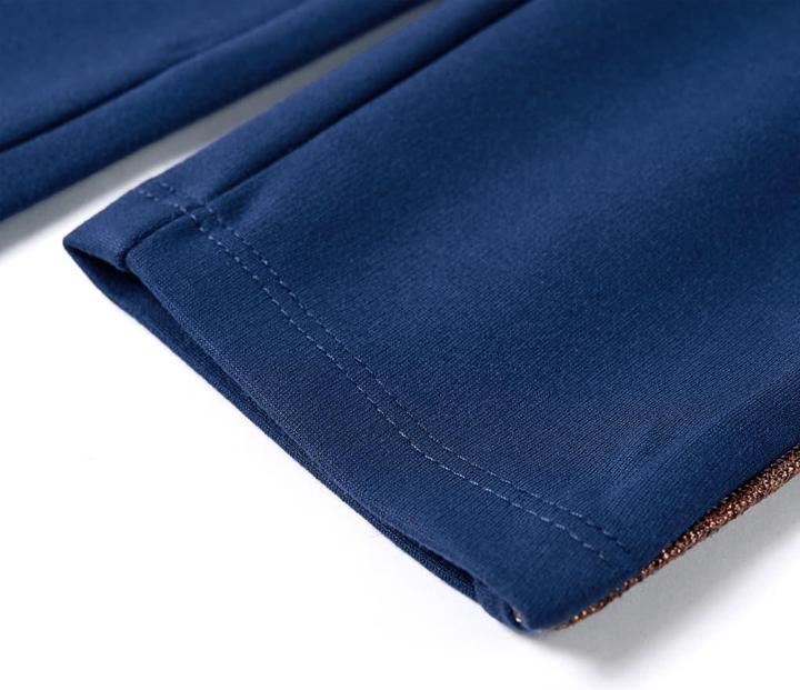 Actual product image VidaXL Children's trousers with drawstring navy blue 140,colour (140)
