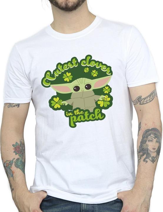 Produktbild Star Wars The Mandalorian St Patrick's Day Cutest Clover TShirt (4XL)