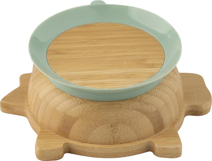 Actual product image Citron Bamboo Bowl Set Dino Green