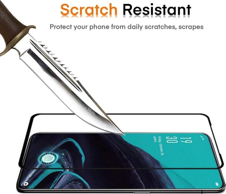 Immagine prodotto Screenguard Oppo Reno2 Pellicola protettiva di vetro a schermo intero 2.5D 9H (1 pz., Oppo Reno 2)