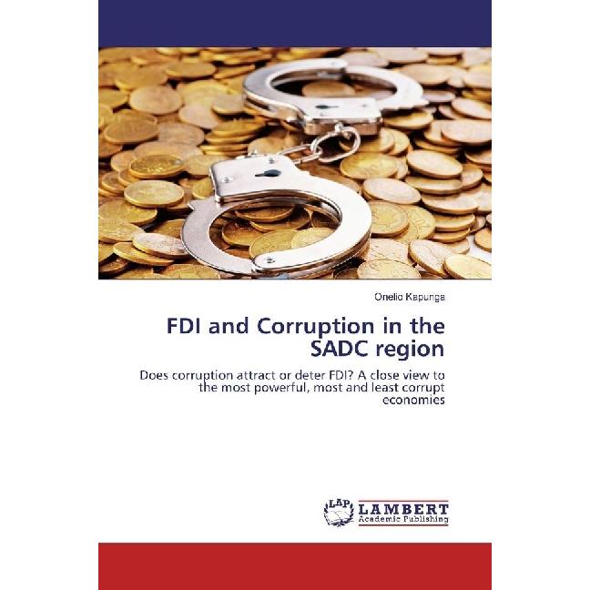 Thumbnail - FDI and Corruption in the SADC region, Fachbücher von Onelio Kapunga