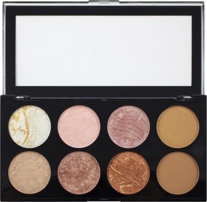 Actual product image Makeup Revolution bronze and blush palette Ultra Blush Palette Golden Sugar