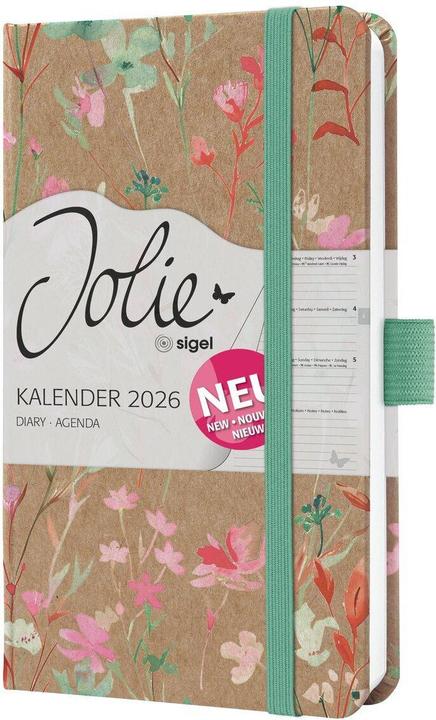 Immagine prodotto Sigel Taschenagenda JOLIE Pure (9,5 x 15 cm, Tedesco, Francese, Olandese, Inglese)