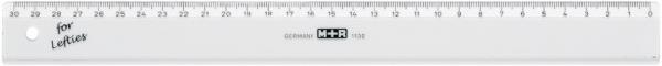 Actual product image M+r Flat rulers (16 cm, Plastic)