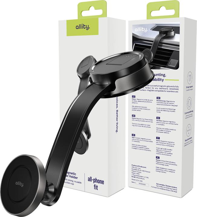 Allity car holder magnetic ACH-200 MS black