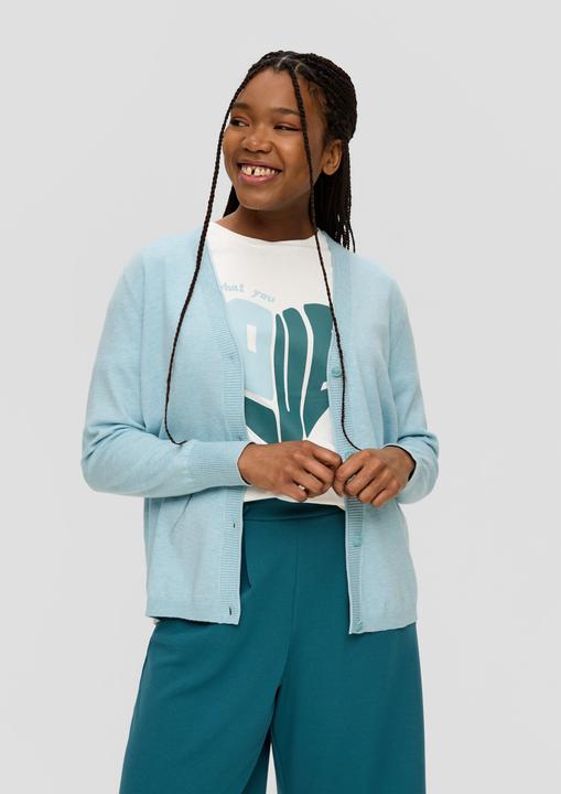 Image du produit s.Oliver Strickjacke Strickjacke aus Viskosemix (46)