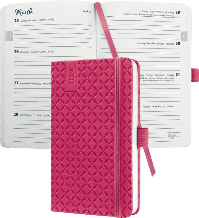Actual product image Jolie Pocket agenda (A6, German, French, Italian, English)