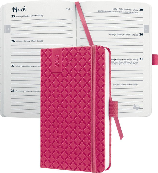 Produktbild Jolie Taschenagenda (A6, Deutsch, Französisch, Italienisch, Englisch)