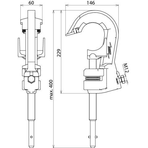 Thumbnail - Dehn PSK 10 65 SQL Phasenschraubklemme D 10-65mm Spindel- Q-Stift f. Anschlussst, Elektronikzubehör + Gehäuse