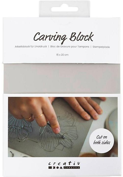 Produktbild Creativ Company Stempel Zubehör Linoldruckplatte Gummi 15 x 20 cm