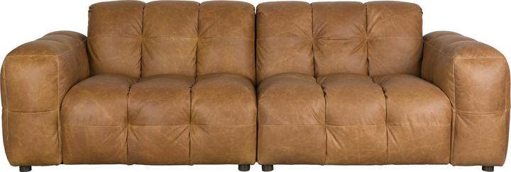 Produktbild Dutchbone Sofa Hackman 3-Seater Leather Cognac (3-Sitzer)
