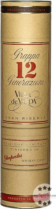 Produktbild Villa de Varda Grappa Gran Riserva 12 Generazioni 0,7 Liter 42 % Vol.