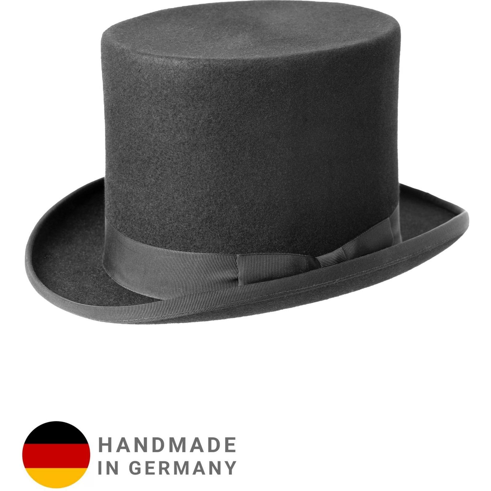 Metamorph Haarfilz-Zylinder schwarz 15 cm