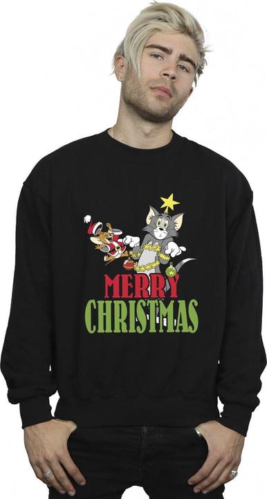 Immagine prodotto Tom & Jerry Merry Christmas Baubles Felpa Uomo (XL)