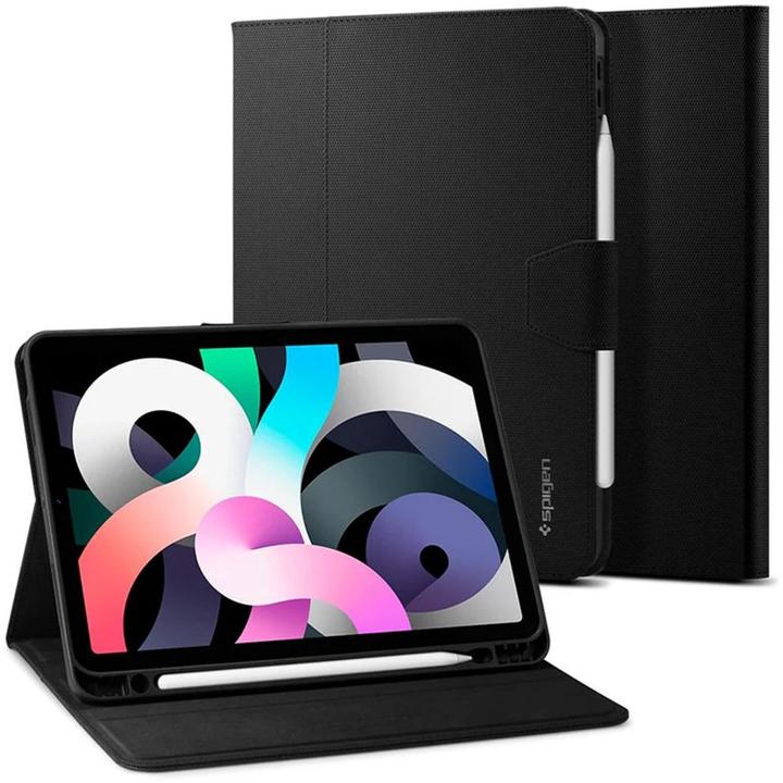 Produktbild Spigen Hülle für Tablet-Hülle Liquid Air Folio Apple iPad Air 4 2020 Schwarz (Apple iPad Air 2020)