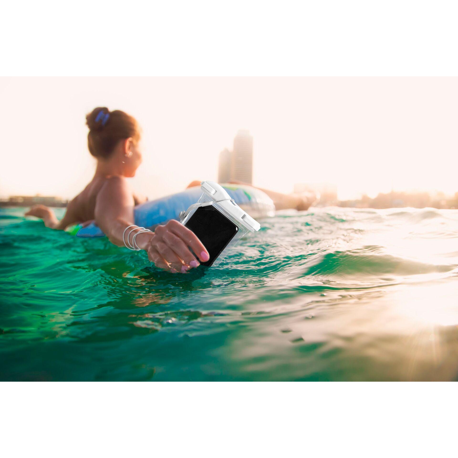 Thumbnail - Cellularline Waterproof Voyager (Universal), Smartphone Hülle, Weiss