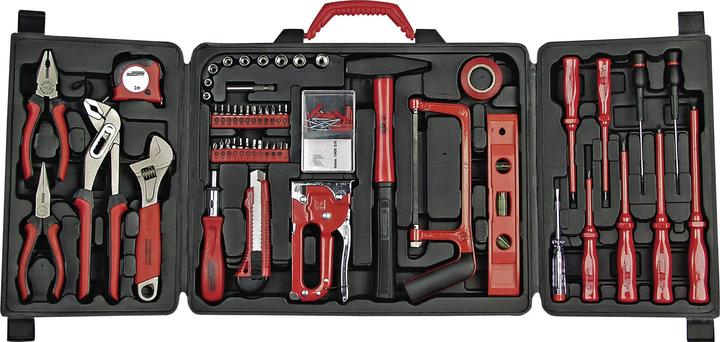 Mannesmann Do-it-yourself tool set in suitcase (60 pieces)