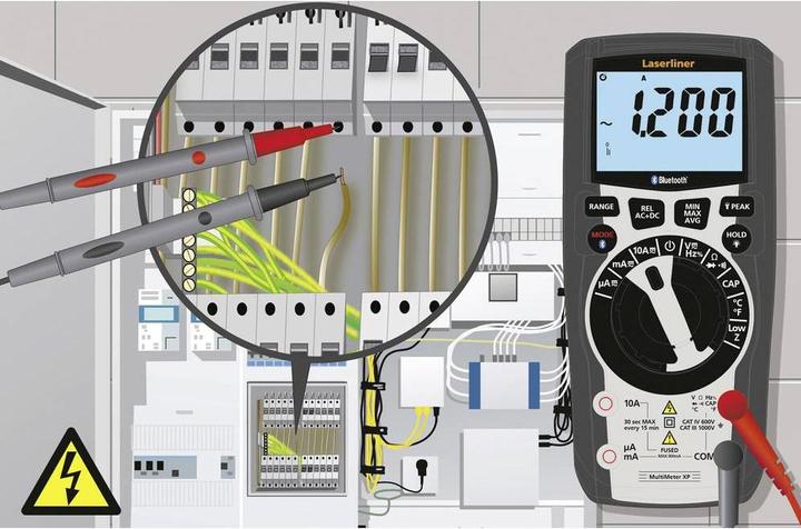 Produktbild Laserliner MultiMeter XP (CAT III 1000V, CAT IV 600V, Hand-Multimeter)