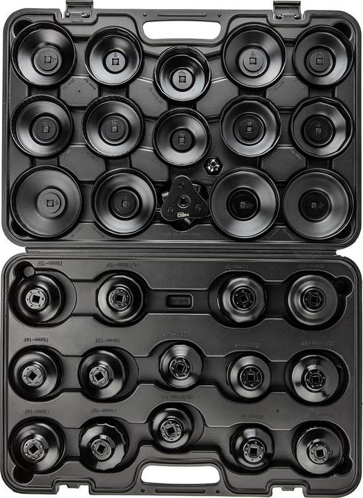 Actual product image Topex 30 piece oil filter cap set