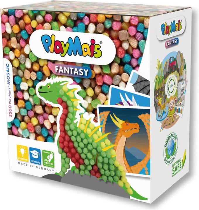 Actual product image PlayMais Mosaic Fantasy Dragon