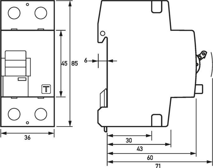 Actual product image Doepke Residual current circuit breaker