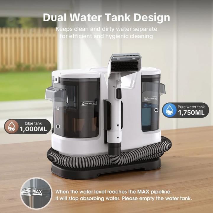 Actual product image Lubluelu V8 Carpet Cleaner