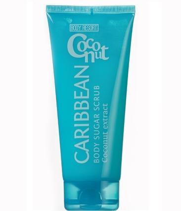 Produktbild Body Resort Blue cukrowy peeling do ciała z ekstraktem z kokosa 250g