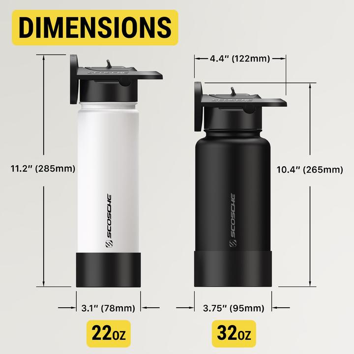Image du produit Scosche MagicMount Flask 945ml (0.95 l)