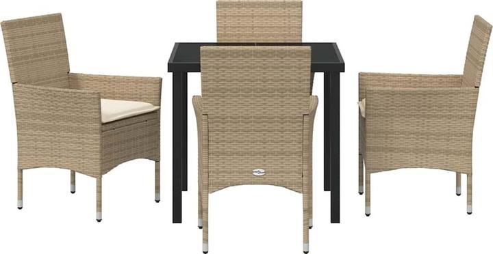 Produktbild vidaXL Garten Essgruppe (80 x 80 x 73 cm)