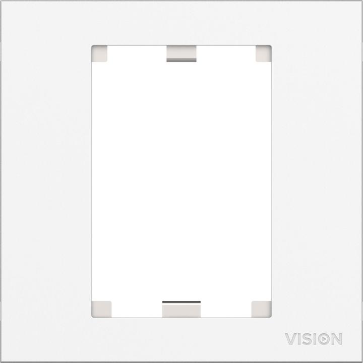 Produktbild Vision TechConnect 3 1-Gang UK Surround - Frontabdeckung - weiss