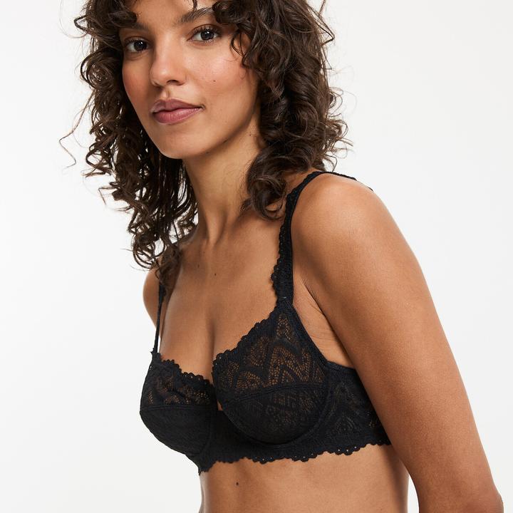 Produktbild La Redoute Collections Push-up-BH aus Spitze (Einzelpack, 85 E)