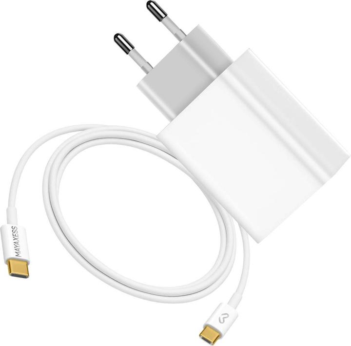 Actual product image Mayaxess Galaxy S25 Edge Ladegerät + Kabel (20 W, 1 portion)