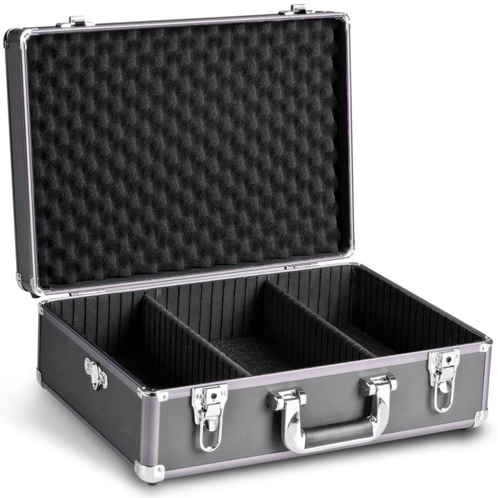 Actual product image mantona Photo case Basic M, black/metallic (Camera case)