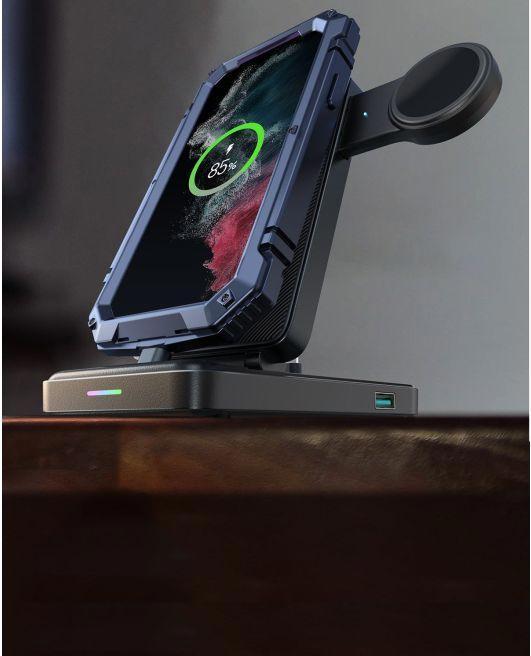 Image du produit Joyroom JR-WQS01 Station de charge pliable 4 en 1 (version Type-C) (7.50 W)