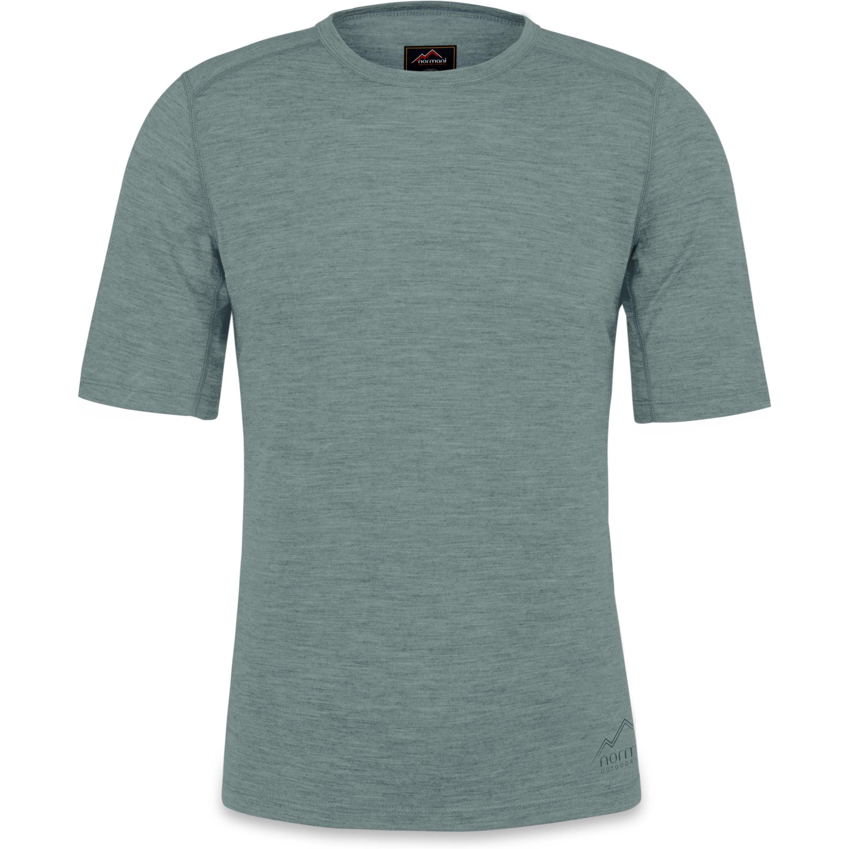 Normani, Herren, Funktionsshirt, Herren Merino T-Shirt Darwin (XL), Blau, XL