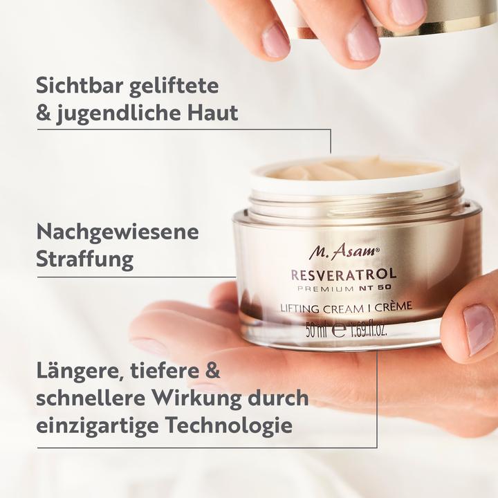 Produktbild M. Asam Resveratrol Premium NT50 Lifting Crème (50 ml, 24h Creme)