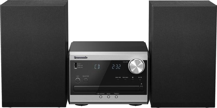 Image du produit Panasonic SC-PM272 Home Audio Microsystem 20 W Silver (Bluetooth, Lecteur de CD, 2x 10 W)