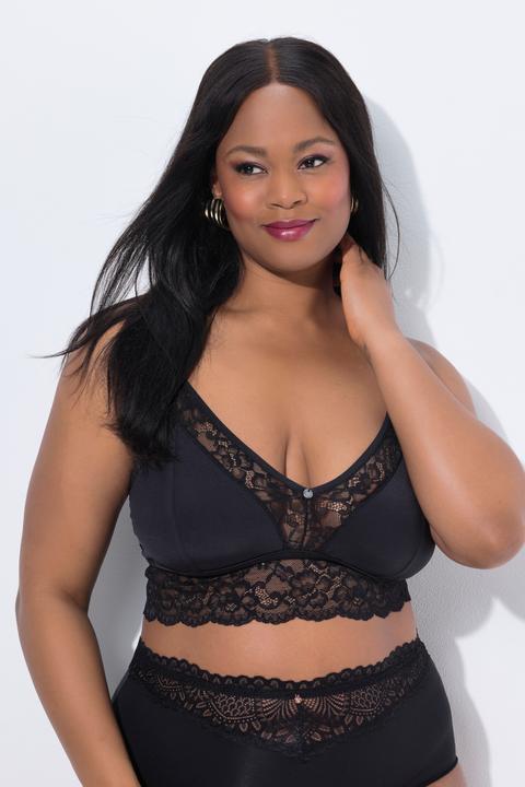 Produktbild TruYou Bralette, Satin, transparente Spitze, Cup A - D (85 A)