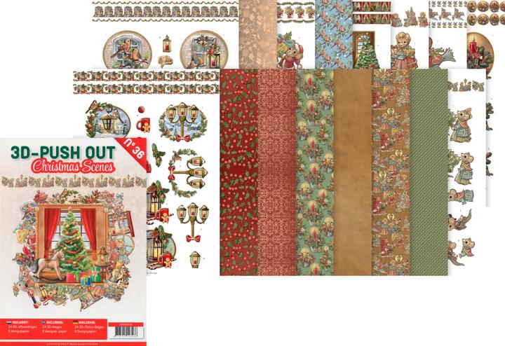 Produktbild Card Deco Essentials 3D-Stanzbogenbuch "Christmas Scenes" (1x)