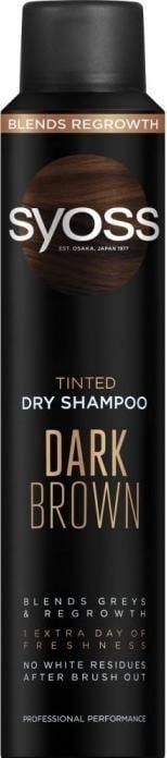 Syoss Tinted Dry Shampoo Dark Brown (200 ml, Trockenshampoo)