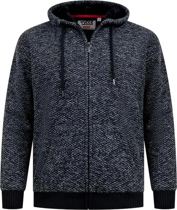 Actual product image DUKE Mens D555 Fareham Sherpa Lined Kingsize Full Zip Hoodie (4XL)