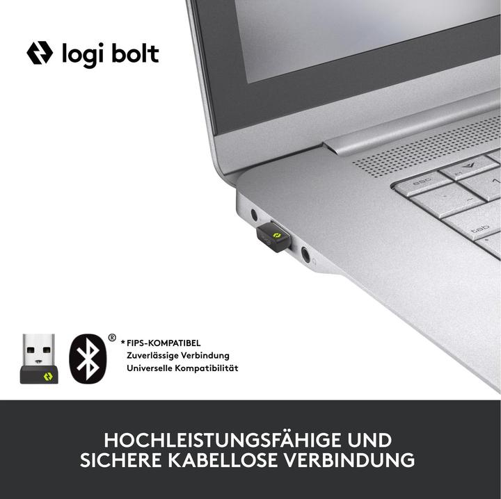 Image du produit Logitech MX Keys for Business Tastatur RF Wireless + Bluetooth UK International Graphit (Anglais-international, Sans fil)