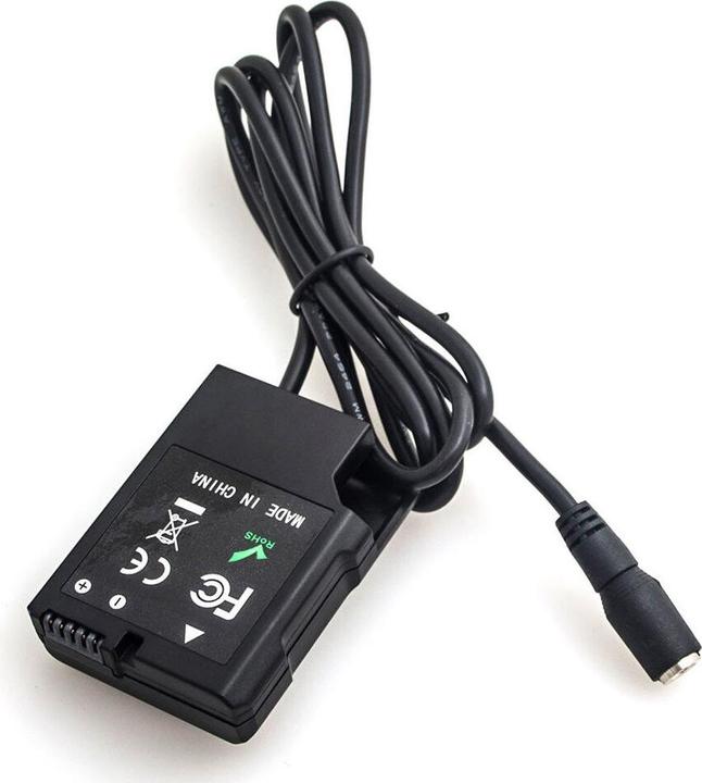 Immagine prodotto Caruba Batteria fittizia Nikon EN EL14 a decodifica completa (cavo dritto) (Batteria della fotocamera)