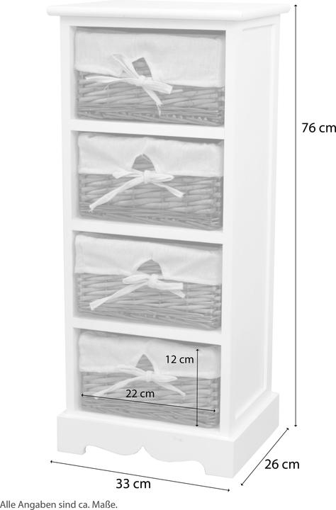 Produktbild Möbel Direkt Online Sansibar (33 x 26 x 76 cm)