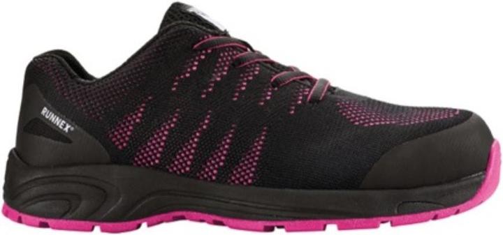 Actual product image BIG Arbeitsschutz Women's safety shoe GirlStar 5180 Gr.37 black/pink S1P SRC PES RUNNEX (S1P, 37)